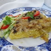 Рецепт Заливной пирог из кукурузной муки