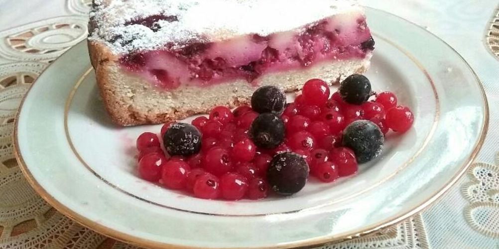 Рецепт заливной пирог с ягодами