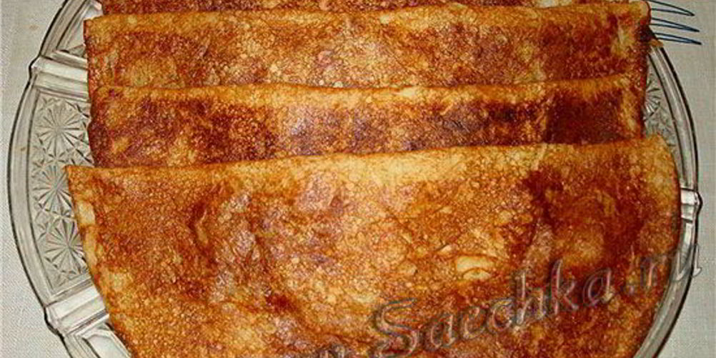 Рецепт блинчатые пирожки