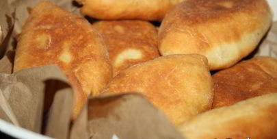 быстрые пирожки с картошкой на кефирном тесте