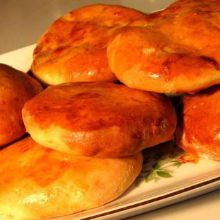 Духовые пирожки с капустой