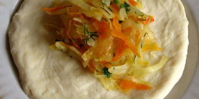 духовые пирожки с капустой