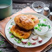 Рецепт Картофельные пирожки с фаршем