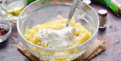 картофельные пирожки с фаршем