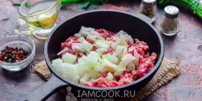 картофельные пирожки с фаршем