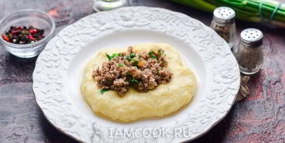 картофельные пирожки с фаршем