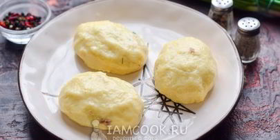 картофельные пирожки с фаршем