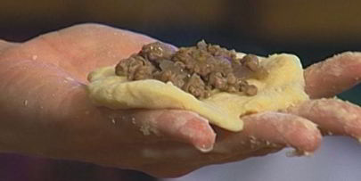 картофельные пирожки с мясом