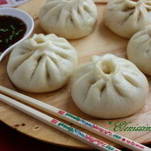 Рецепт Китайские пирожки с лососем