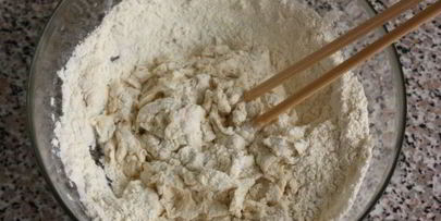 китайские пирожки с лососем