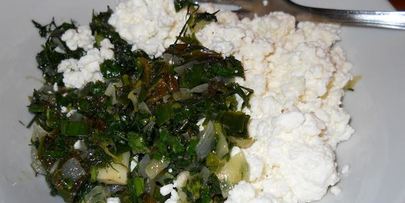 кутабы с зеленью