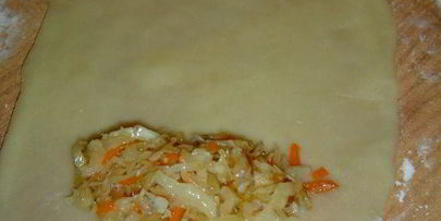 молдавские пирожки с капустой