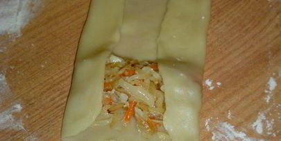 молдавские пирожки с капустой
