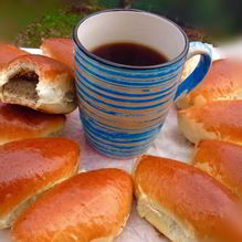 Рецепт Пирожки из дрожжевого теста на сыворотке