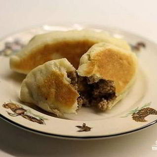 Пирожки с фаршем на сковороде