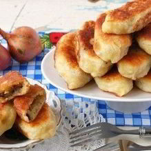 Рецепт Пирожки с грибами и картошкой жареные