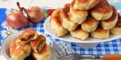 пирожки с грибами и картошкой жареные