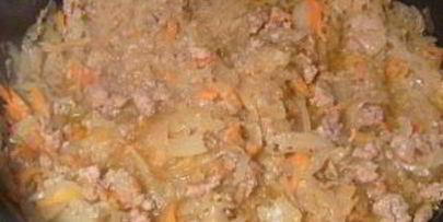 пирожки с капустой и мясом