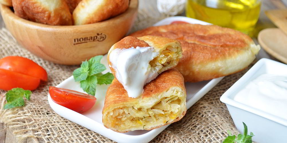 Рецепт пирожки с капустой