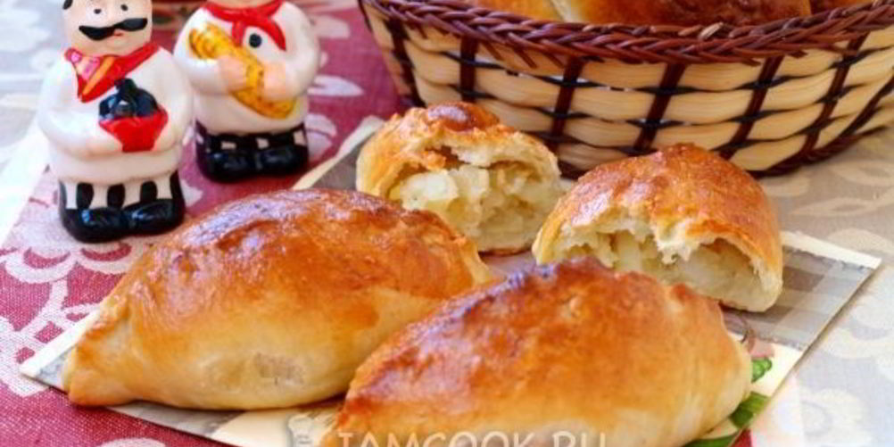 Рецепт пирожки с картошкой в духовке