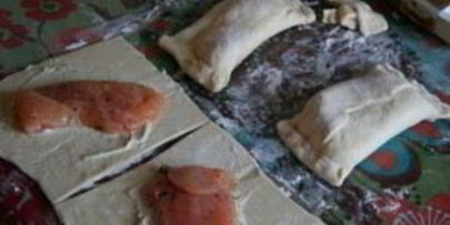 пирожки с курицей и сыром в духовке