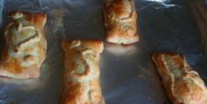 пирожки с курицей и сыром в духовке