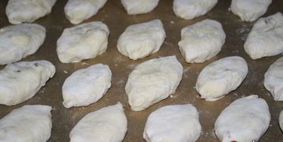 пирожки с мясом и сыром на творожном тесте в духовке