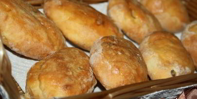 пирожки с мясом и сыром на творожном тесте в духовке