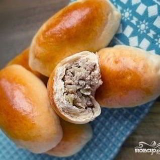 Пирожки с мясом в духовке