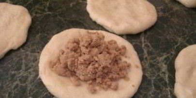 пирожки с печенью и картофелем