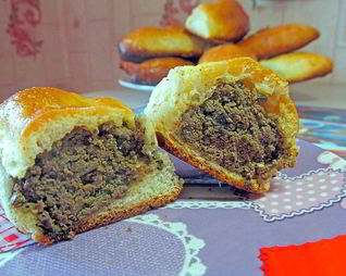 Пирожки с печенью в духовке