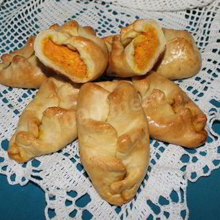 Пирожки с тыквой в духовке несладкие