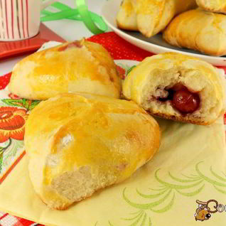 Пирожки с вишней духовые