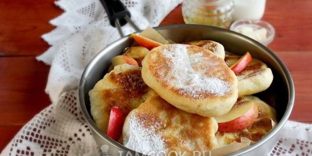 Рецепт пирожки с яблоками на кефире