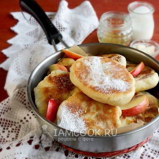 Пирожки с яблоками на кефире