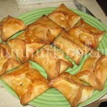 Рецепт Пирожки с яблоками, орехами и курагой