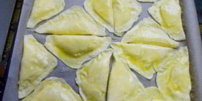 пирожки-треугольники с мясом