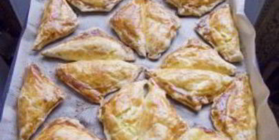 пирожки-треугольники с мясом