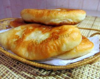 Пирожки в масле жареные на воде