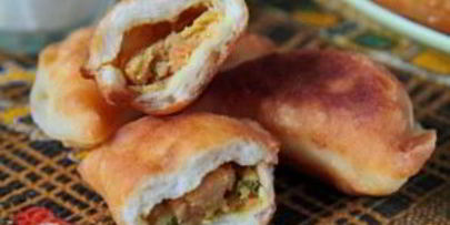 постные пирожки с фасолью