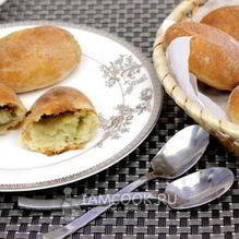 Рецепт Постных пирожков с картофелем и грибами