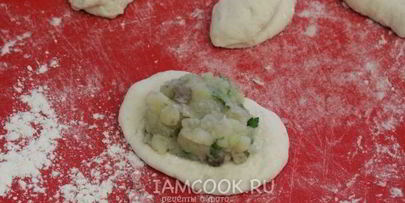 постные пирожки с картофелем и грибами