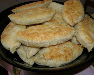 Постные пирожки с картошкой жареные