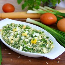 Рецепт Рис яйца лук начинка для пирожков и блинчиков