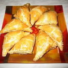 Рецепт Слоеные закусочные пирожки с грибами