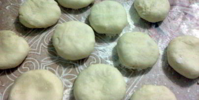 треугольники с картошкой и мясом эчпочмак