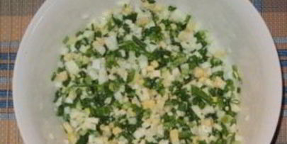 жареные пирожки с луком