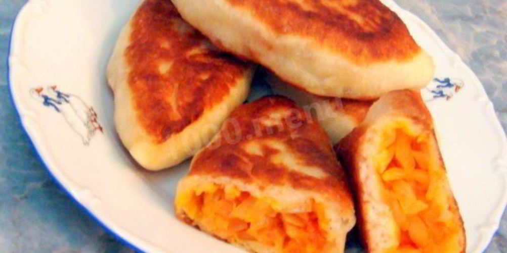 Рецепт жареные постные дрожжевые пирожки на сухих дрожжах с капустой за 15 минут