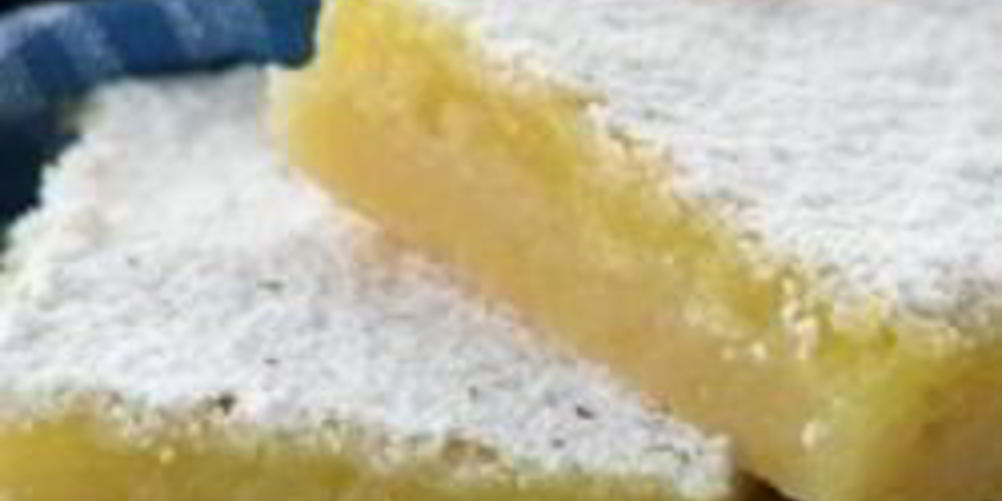 Рецепт американские лимонные пирожные