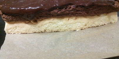 арахисово-шоколадные пирожные